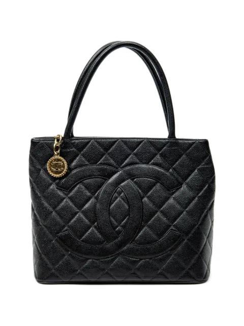 Timeless Medallion leather tote bag by CHANEL 