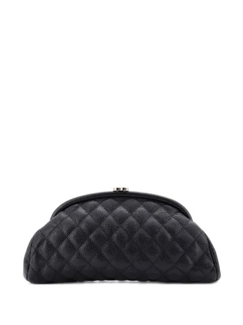 Timeless Quilted Caviar clutch bag by CHANEL 