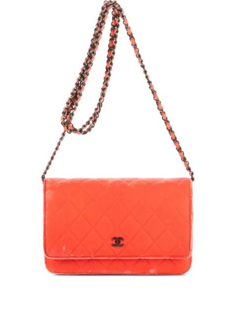 Timeless quilted chain cross body bag by CHANEL 