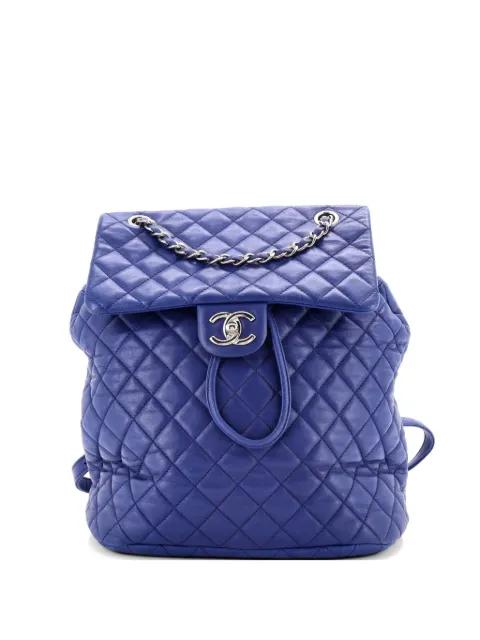 Urban Spirit Quilted Lambskin Large backpack by CHANEL 