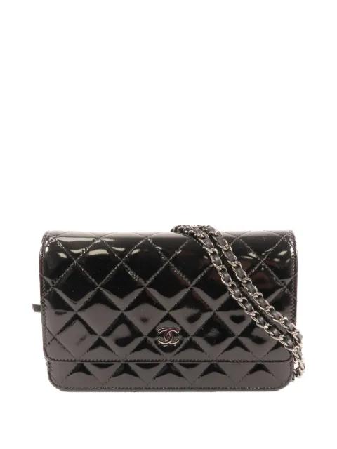 WOC patent-finish shoulder bag by CHANEL 