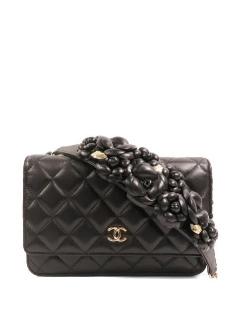 Wallet On Chain CC quilted crossbody bag by CHANEL 