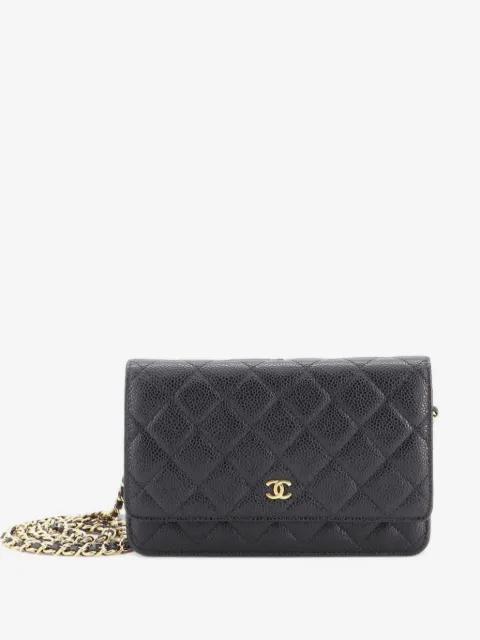 Wallet on Chain Quilted Caviar crossbody bag by CHANEL 