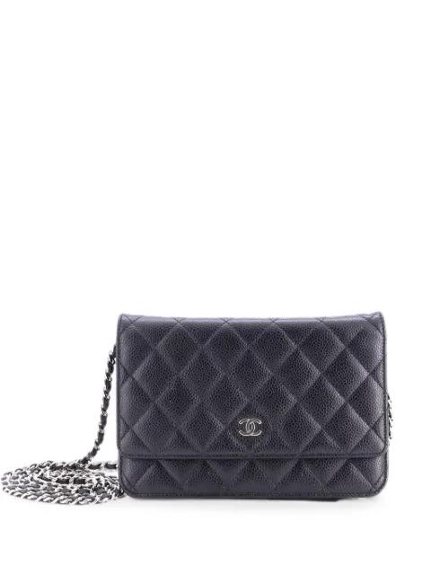 Wallet on Chain Quilted Caviar crossbody bag by CHANEL 