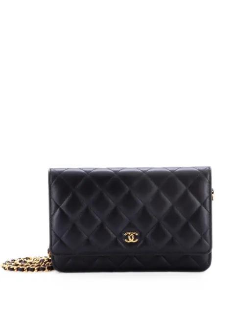 Wallet on Chain Quilted Lambskin crossbody bag by CHANEL 