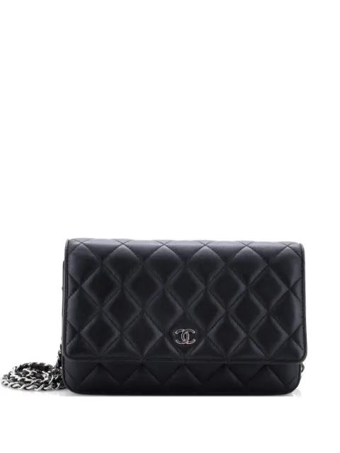 Wallet on Chain Quilted Lambskin crossbody bag by CHANEL 