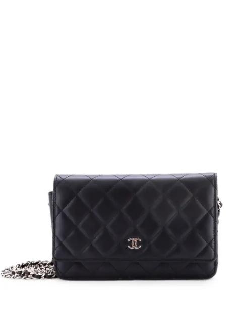 Wallet on Chain Quilted Lambskin crossbody bag by CHANEL 