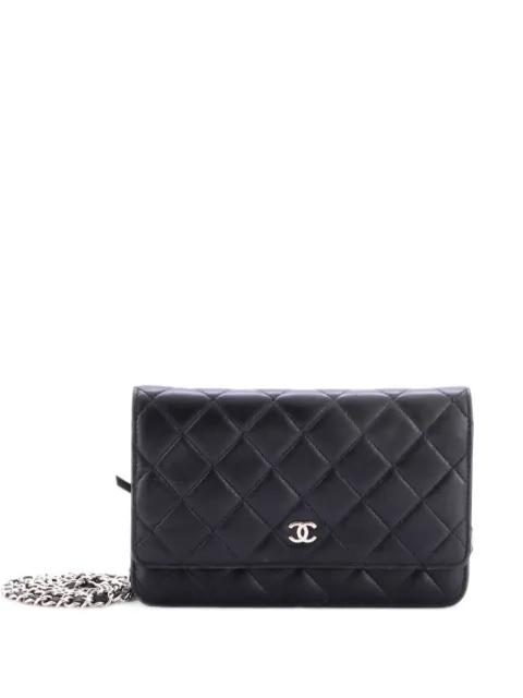 Wallet on Chain Quilted Lambskin crossbody bag by CHANEL 