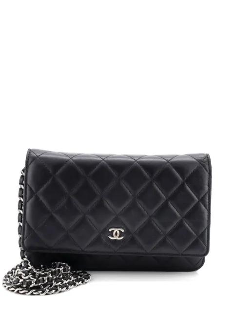 Wallet on Chain Quilted Lambskin crossbody bag by CHANEL 
