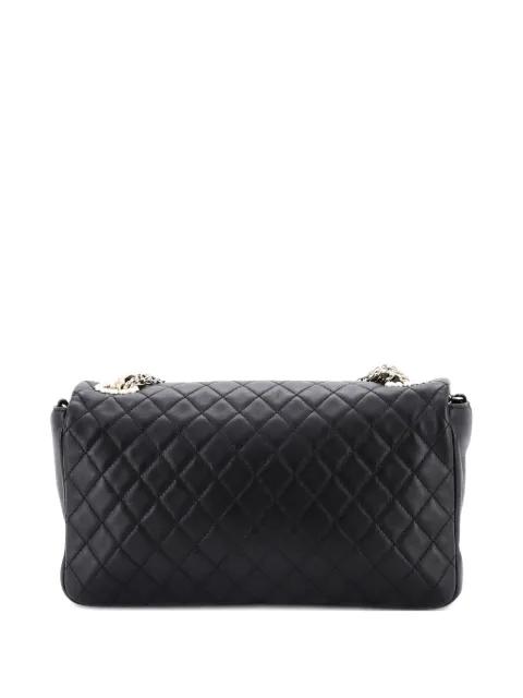 Westminster Pearl Chain Flap Bag Quilted Lambskin Medium shoulder bag by CHANEL 