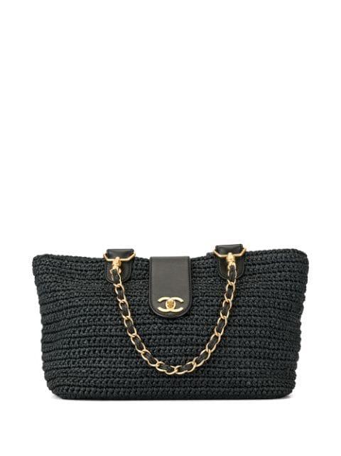 basket double chain tote by CHANEL 