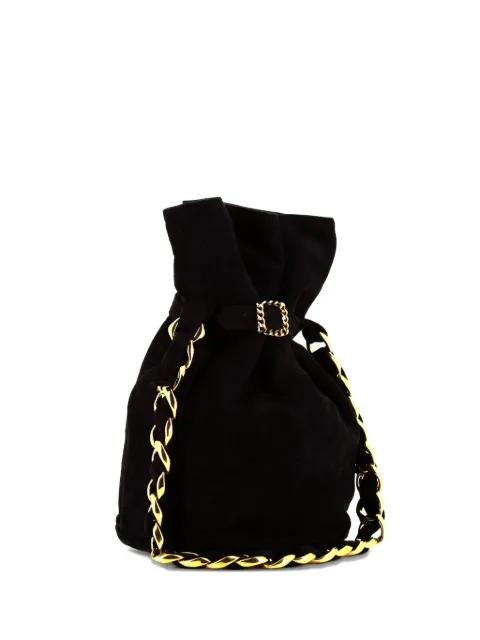 chain-strap clutch bag by CHANEL 