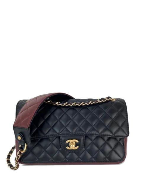 chain-strap logo-detail shoulder bag by CHANEL 