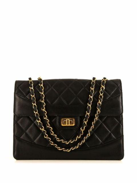 diamond-quilted flap shoulder bag by CHANEL 