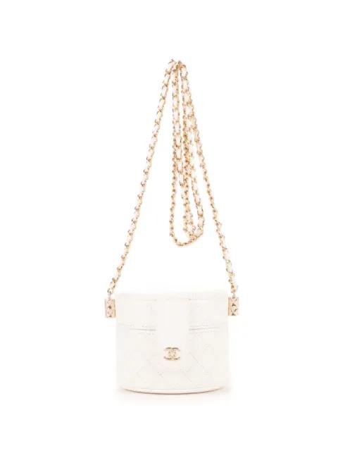 diamond-quilted vanity bag by CHANEL 