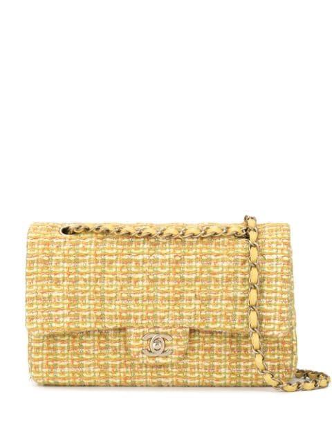 double flap tweed shoulder bag by CHANEL 