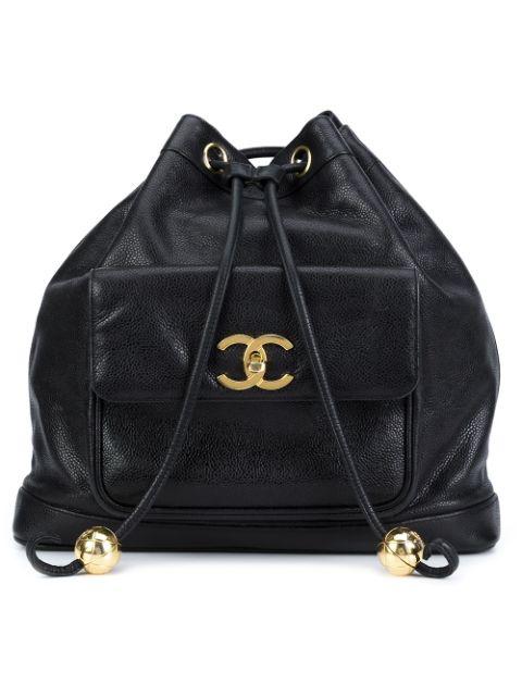drawstring backpack by CHANEL 