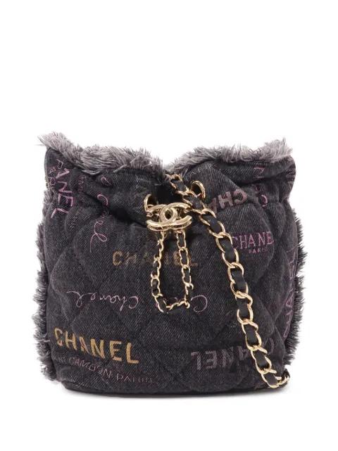 interlocking-CC bucket bag by CHANEL 