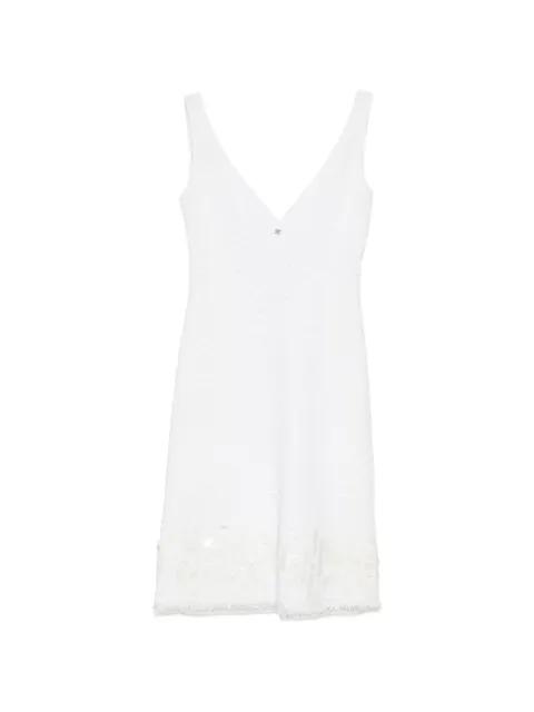 jacquarded sleeveless dress by CHANEL 