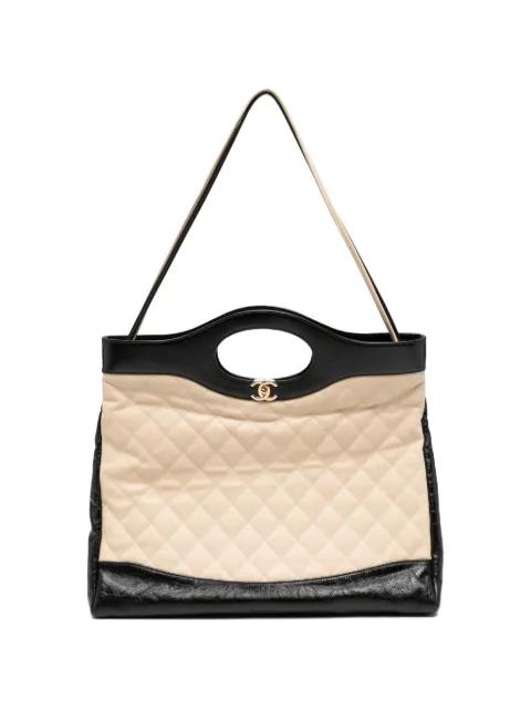 large 31 quilted leather tote bag by CHANEL 