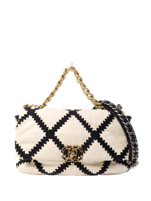 large Chanel 19 two-way handbag by CHANEL 