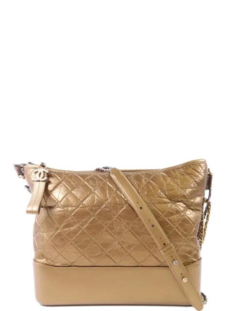large Gabrielle diamond-quilted shoulder bag by CHANEL 
