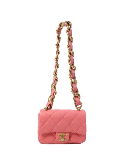 mini Matelasse CC turn-lock shoulder bag by CHANEL 