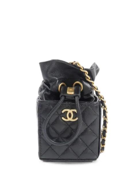 quilted CC bucket bag by CHANEL 