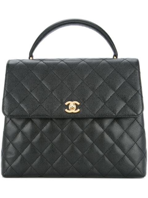 quilted CC handbag by CHANEL 