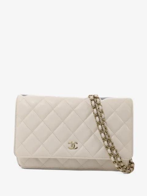 quilted CC messenger bag by CHANEL 