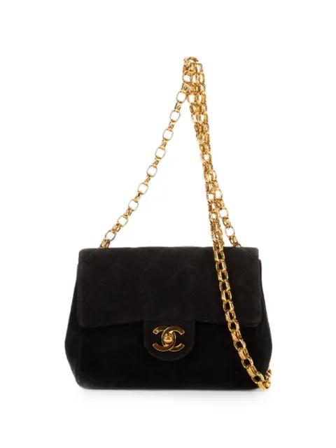 quilted CC turn-lock cross body bag by CHANEL 