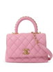 quilted CC turn-lock leather tote bag by CHANEL 