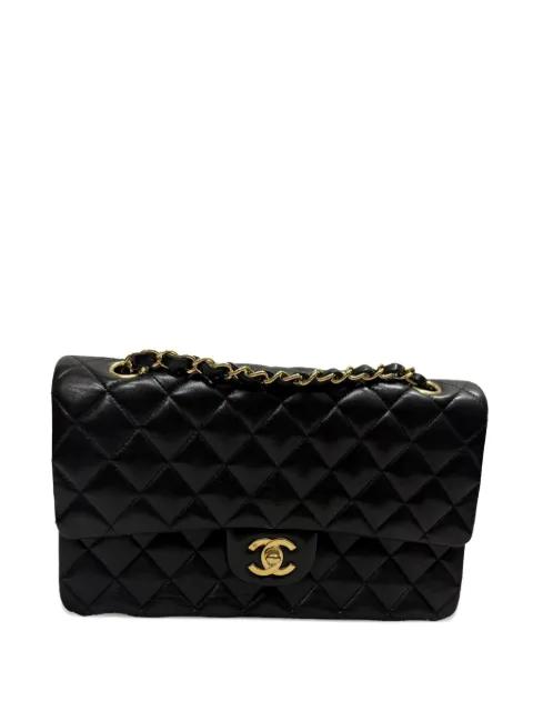 quilted CC turn-lock shoulder bag by CHANEL 