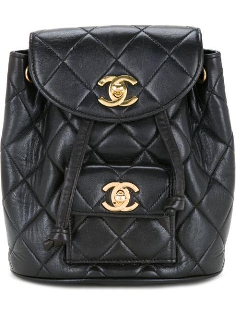 quilted backpack by CHANEL 