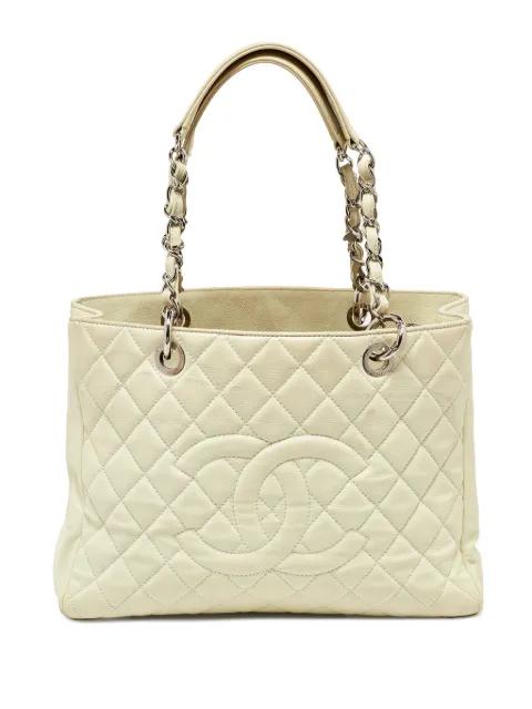 quilted leather tote bag by CHANEL 