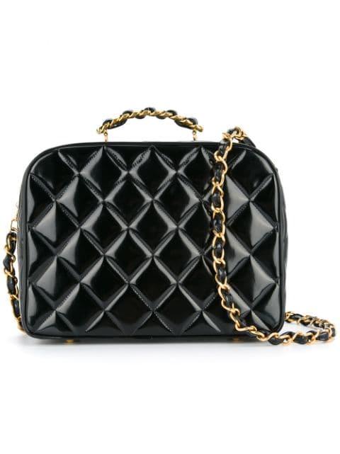 quilted two-way handbag by CHANEL 