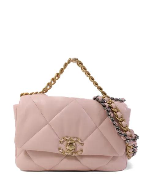 small Chanel 19 quilted crossbody bag by CHANEL 