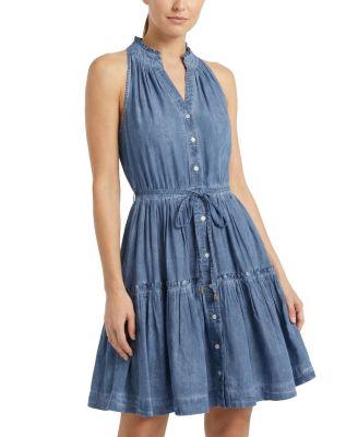 Charlotte Sleeveless Shirt Dress by CHANGE OF SCENERY