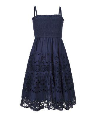 Girls' Eyelet Lila Dress Tiered Smocked Dress - Little Kid by CHANGE OF SCENERY