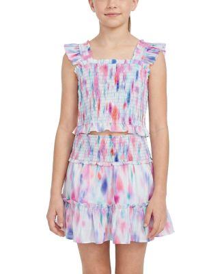 Girls' Kayla Printed Top and Skirt Set - Little Kid by CHANGE OF SCENERY