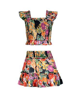 Girls' Kayla Smocked Top and Skirt Set - Little Kid by CHANGE OF SCENERY