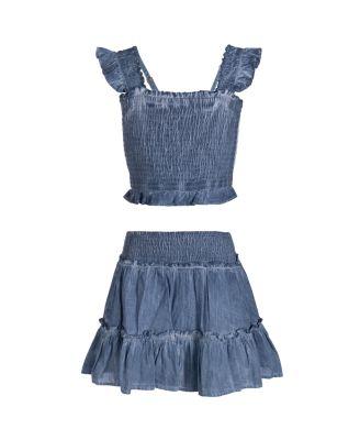 Girls' Kayla Smocked Top and Skirt Set - Little Kid by CHANGE OF SCENERY