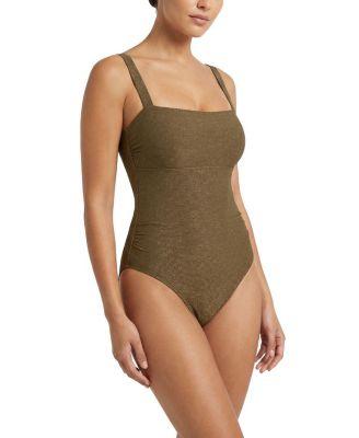 Jori Square Neck Underwire One-Piece Swimsuit by CHANGE OF SCENERY