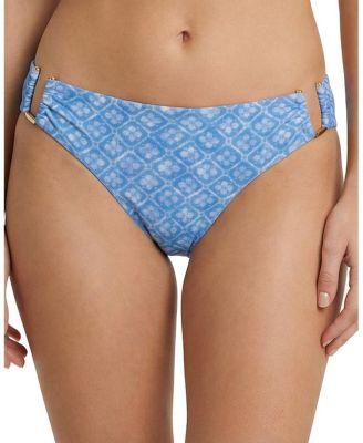 Layla U-Bar Trim Print Lowrise Hipster Bikini Bottom by CHANGE OF SCENERY
