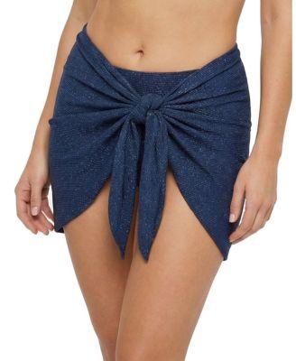 Liv Shimmer Cover-Up Swim Sarong by CHANGE OF SCENERY