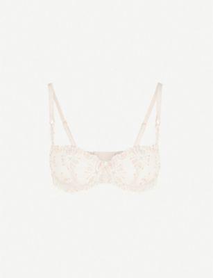 Champs Elysées embroidered balconette bra by CHANTELLE