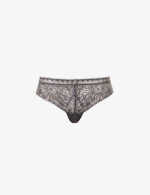 Day to Night lace-embroidered mid-rise stretch-woven briefs by CHANTELLE