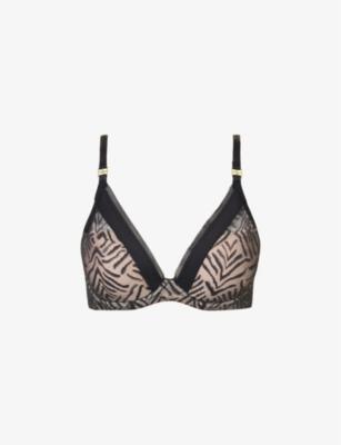 Graphic Allure plunge T-shirt bra by CHANTELLE