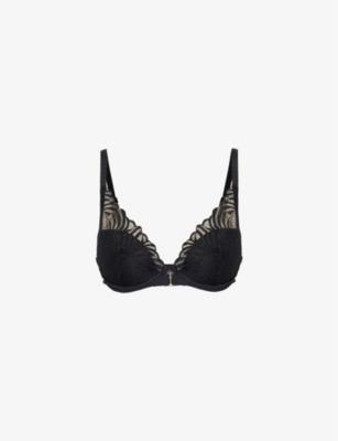 Legend Underwire Plunge Stretch-WovenT-Shirt Bra by CHANTELLE