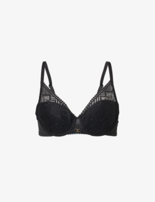 Origins Plunge Spacer Underwired Lace Bra by CHANTELLE